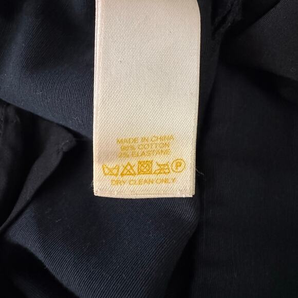 KATE SPADE Pants 4 Cropped Slim Cigarette‎ Front & Rear Pockets Navy Classic - Picture 12 of 15